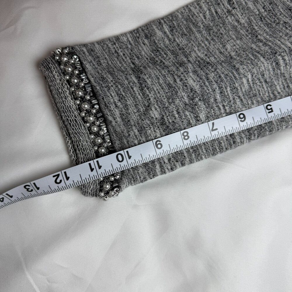 Express gray open front cardigan